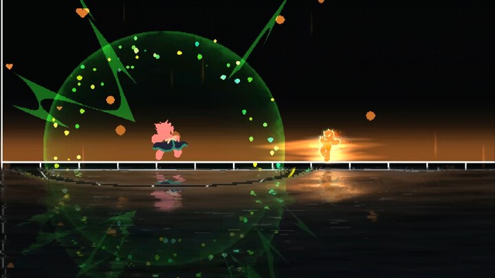 Super intense sans: This is the strongest enemy I've ever faced—no exaggeration!