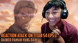 PAMAN PULANG KAMPUNG - REACTION ATTACK ON TITAN S4 EPS 2 INDONESIA