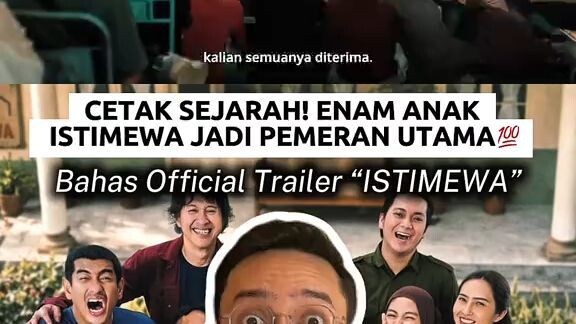 Film Indonesia pertama yang pemeran utamanya para anak istimewa