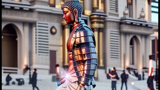 Cyber + Buddha + Moonwalk