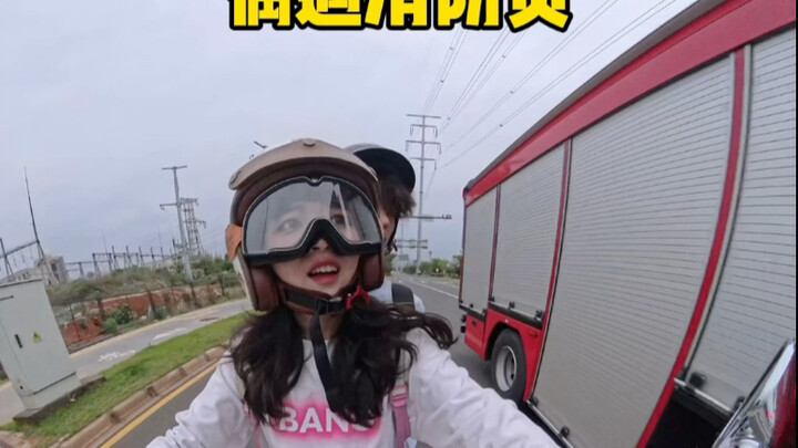 Aku ketemu lagi sama kakak pemadam kebakaran!