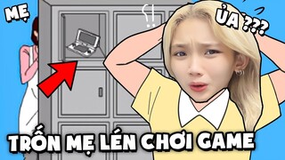 Ruby 1 Ngày TRỐN MẸ Để Lén ĐI CHƠI GAME Trong Hidden My Game By Mom 2 !!!