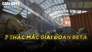 7 thắc mắc giai đoạn beta - Call of Duty Mobile VN