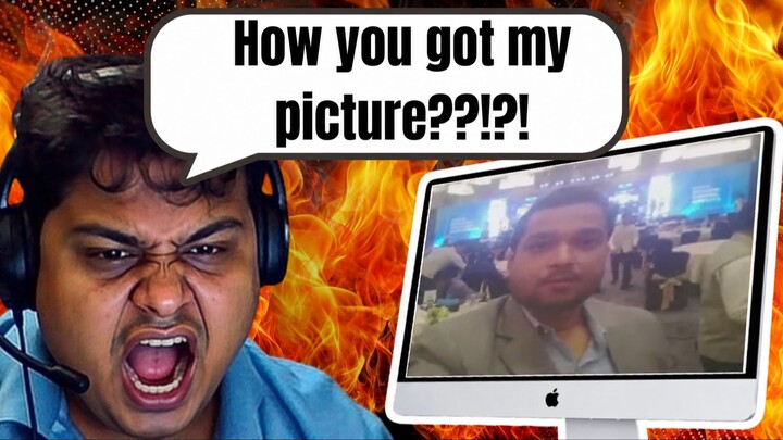 Scammer PANIC When I Show Him His Photo!