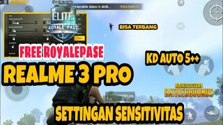 REALME 3 PRO SETTINGAN SENSITIVITAS AUTO AIM - PUBG Mobile Indonesia