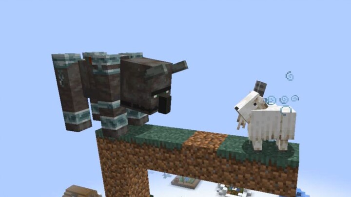 【21w18a】What if the screaming goat gets a speed of 255? - Minecraft 1.17 new version snapshot previe