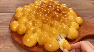 Food making- Mouthful~super soft~ small and lovely! Bubble bread