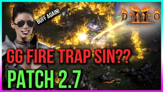 [ Diablo 2 Resurrected ] PATCH 2.7 - GG FIRE TRAP SIN  và có gì HOT?