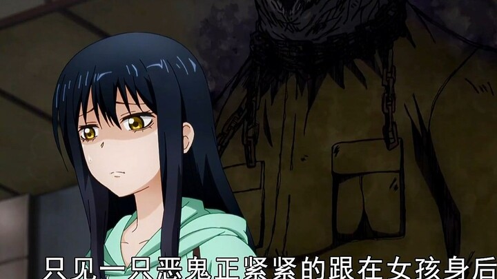 A girl and her best friend were shopping when a demon followed them but they pretended not to see th