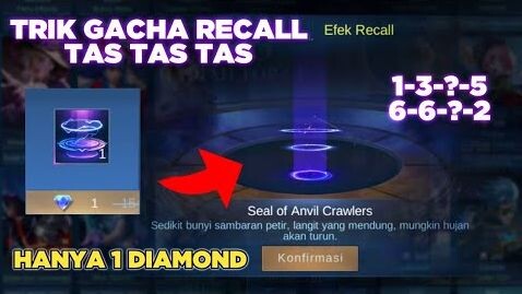 BUG SPIN RECALL TASTAS MOBILE LEGENDS ||
