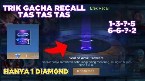 BUG SPIN RECALL TASTAS MOBILE LEGENDS ||