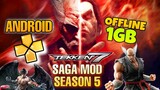 TEKKEN 7 ON MOBILE!🔥 (Saga Mod Season 5) How to download? l PPSSPP GOLD🤩