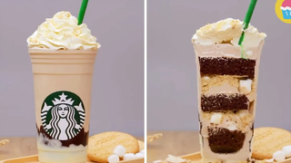 สูตรเค้กสตาร์บัคง่ายๆ 🧋🍩 สูตรทำขนม ทำขนม - Starbucks Coffee Cake ฟินปาก - Nyam Nyam Thai