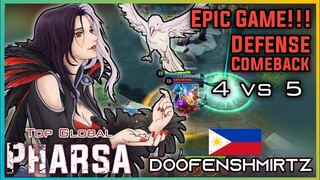 Epic Game 4 vs 5 Doofenshmirtz Pharsa | Top Global Doofenshmirtz Pharsa