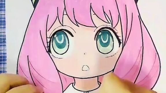 How to draw ANYA FORGER