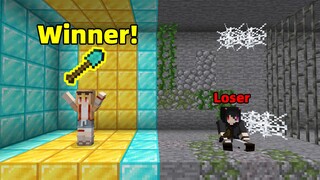 When you make a diamond shovel, you can "win the game"!?
