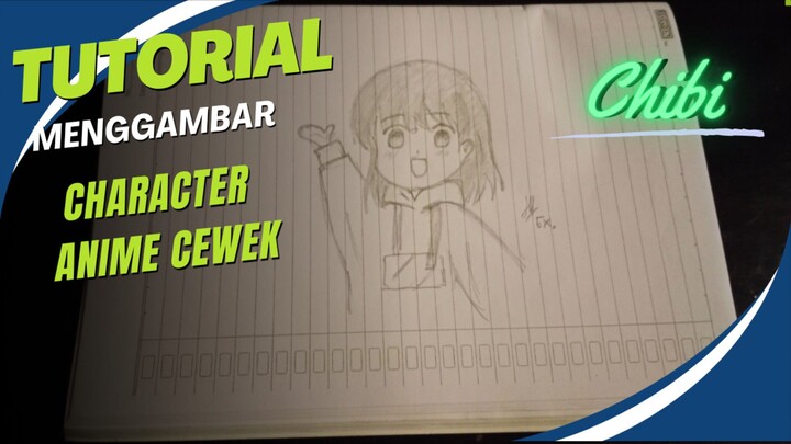 Menggambar Character Anime Cewek (Chibi)