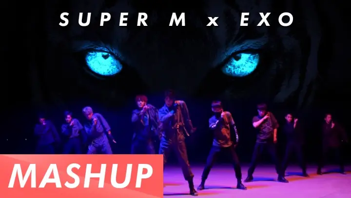THE MONSTER TIGER INSIDE - SUPER M x EXO - Tiger Inside, Monster (Mashup)