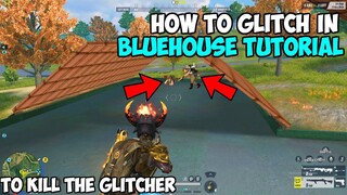 HOW TO GLITCH IN BLUEHOUSE TUTORIAL! TO KILL THE GLITCHER (Rules Of Survival Battle: Royale)