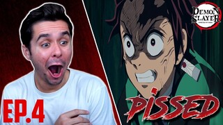 "HES NOT HAPPY" Demon Slayer Season 2 Episode 4 Reaction!