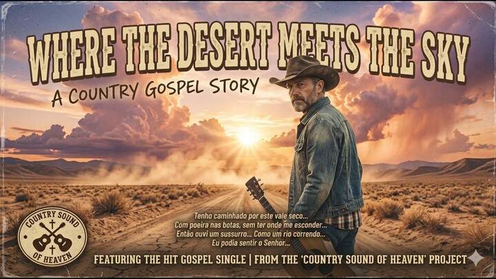 Where The Desert Meets The Sky - Country Gospel - for Relax / Hope / Strength / Encouragement