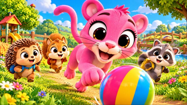 🩷🐾 A PANTERA COR-DE-ROSA CHEGOU PARA BRINCAR! 😍🎵 | MÚSICA INFANTIL | TURMINHA DO BARULHO
