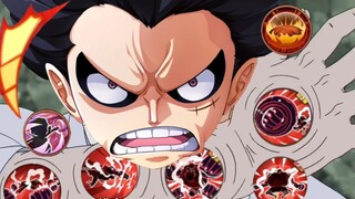 Di gigi keempat, Luffy akan menerima 100.000 damage dalam lima detik, yang pasti akan membuatmu pani