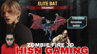 game zombie fire 3D,  zombie kalonv yg besar bertebangan dengan suaranya