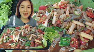 กินตำไหลบัวทะเล กุ้ง ปู แมงกระพรุน แซ่บนัวลืมอิ่ม รู้ตัวอีกทีเกลี้ยงถาด