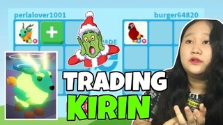 I TRADED AWAY MY NEON KIRIN IN ADOPT ME | NO WAY !!! 😱