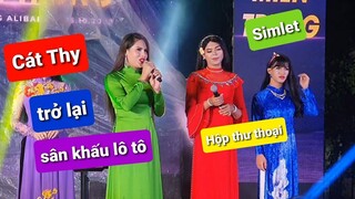 DIVA Cát Thy trở lại sân khấu lô tô sau nhiều tháng bán Bánh tráng trộn