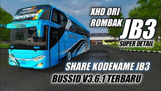 SHARE KODENAME JB3 BUSSID V3.6.1 TERBARU | SUPPORT ALL OBB BUSSID V3.6.1 | BUS SIMULATOR INDONESIA