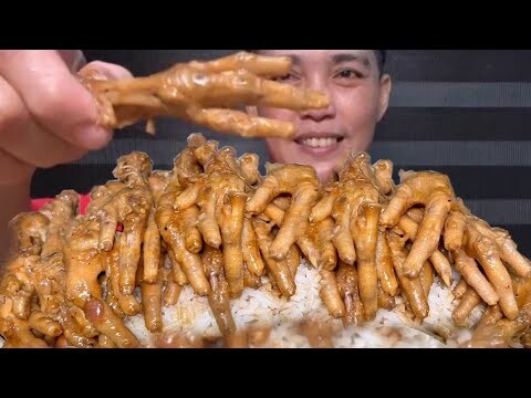 Adobo sa Gata na Paa ng Manok Mukbang Asmr | Filipino Food | Mukbang Philippines | Real Eating Show