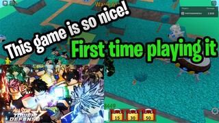 Playing All Star Tower Defense For The First Time! | All Star Tower Defense | ROBLOX