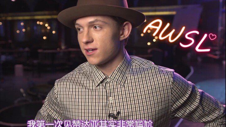 [The "Spider-Man Lead Actor Must Date Rule"] Tom Holland: The first time I met Zendaya was actually 