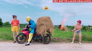 Try Not To Laugh Challenge 🤣 😂 チャレンジを笑わせないでください - Episode 121 | Ngộ Không TV