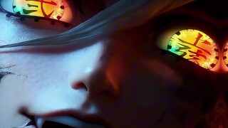 The unique aura emanating from the Upper Moon demon