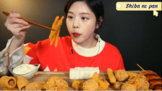 Gà rán, hotdog, phô mai viên,... phần 2 #mukbang