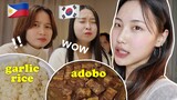 Korean Tita Cooks Filipino Comfort Food for Her FIL/KOR Kids!