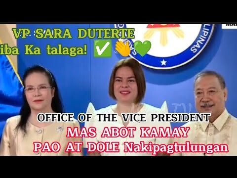 WOW OFFICE OF THE VICE PRESIDENT MAS PINALAWAK | MAS MARAMI MATUTULUNGAN #VPSARADUTERTE #SARADUTERTE