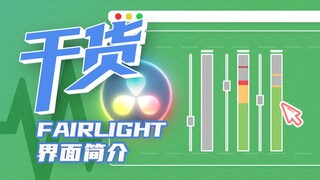 【干货】达芬奇音频教程！第一集 认识Fairlight面板