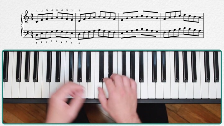 Hanon Exercises _ Piano Techniques _ Easy Hanon
