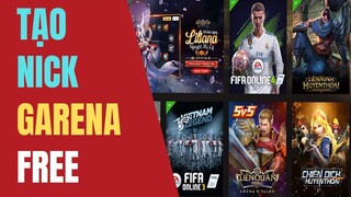 Hướng Dẫn Tạo Nhanh Tài Khoản Garena Nick Chơi Liên Minh Fifa 4 Blade And Soul Free Fire Liên Quân