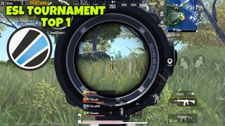 ESL TOURNAMENT TOP 1 WEEK 2 LADDER FULL COMMS/GAMEPLAY | PUBG MOBILE