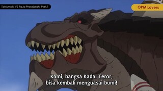 Tatsumaki Mengalahkan Raja Prasejarah dengan Meteor Part.1