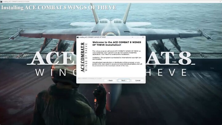 ACE COMBAT 8 WINGS OF THEVE CRACK