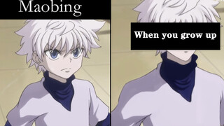 [Hunter × Hunter] Killua dewasa Aku tahu rambut putih itu menawan!