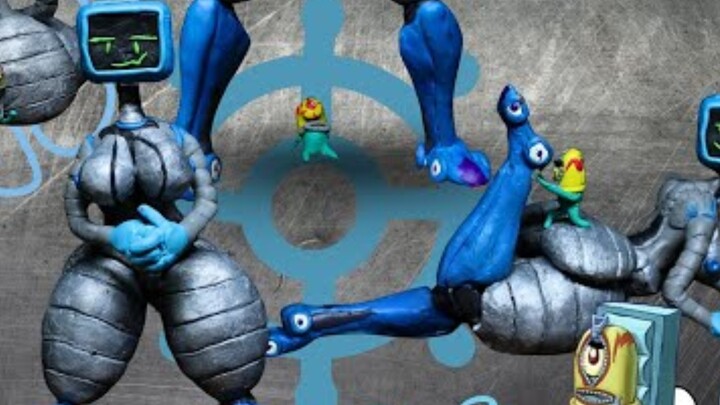 บันทึกการไหล: ให้รางวัล Mr. Krabs... [ภาพเคลื่อนไหวสต็อปโมชั่นจากดินเหนียว]