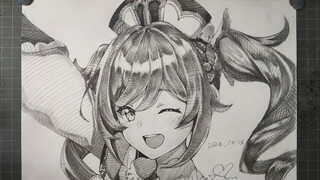 【Drawing】Drawing Barbara Within 320 Minutes | Genshin Impact
