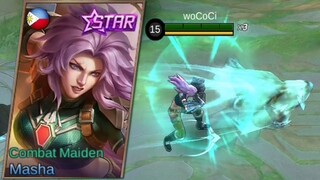 New Starlight Skin Masha Combat Maiden 🟢 MLBB